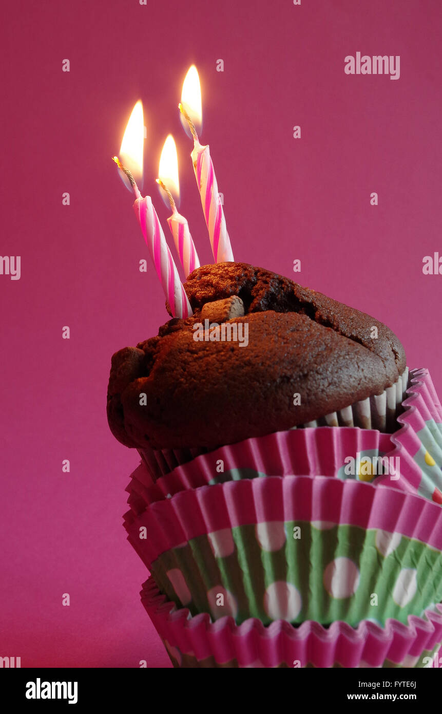 gâteau d’anniversaire Banque D'Images