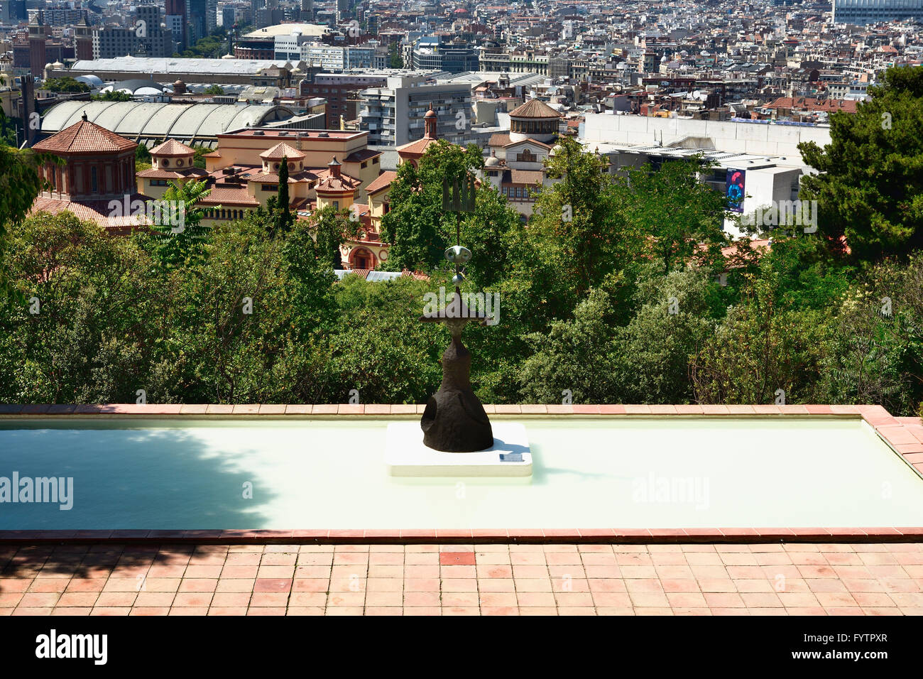 La Fundació Joan Miró, Centre d'Estudis d'Art Contemporain - Fondation Joan Miró - Banque D'Images