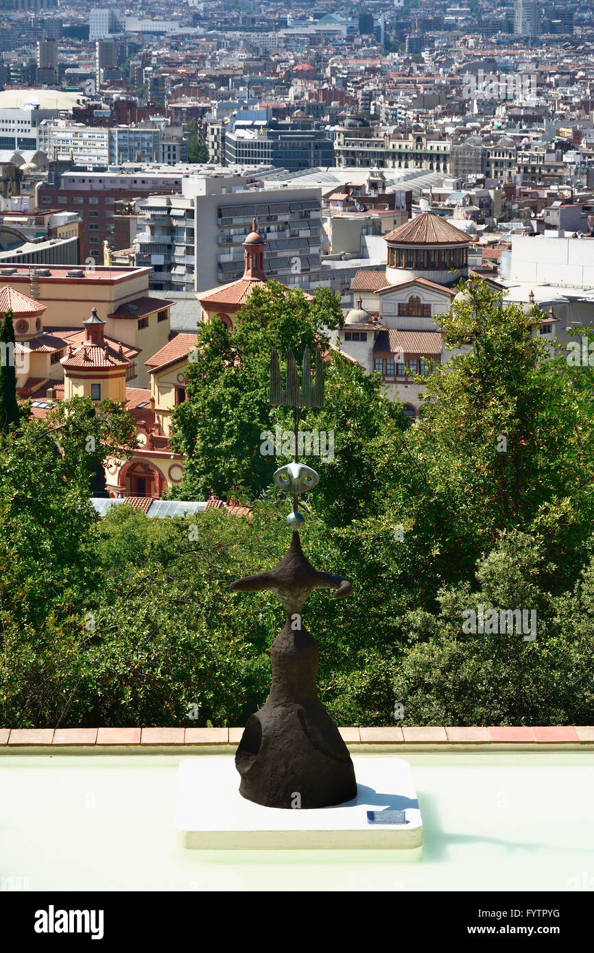La Fundació Joan Miró, Centre d'Estudis d'Art Contemporain - Fondation Joan Miró - Banque D'Images