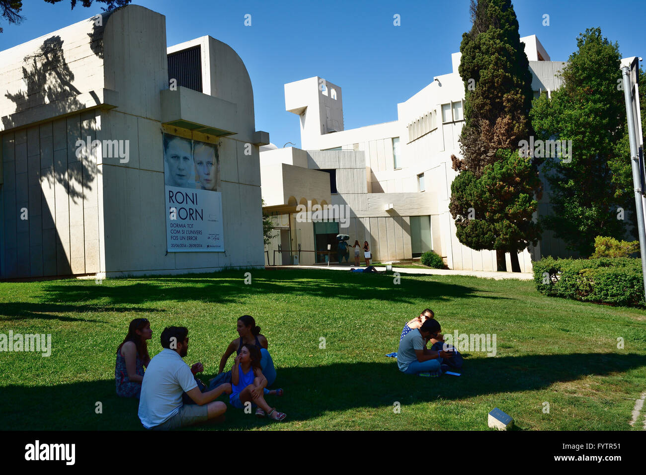 La Fundació Joan Miró, Centre d'Estudis d'Art Contemporain - Fondation Joan Miró - Banque D'Images