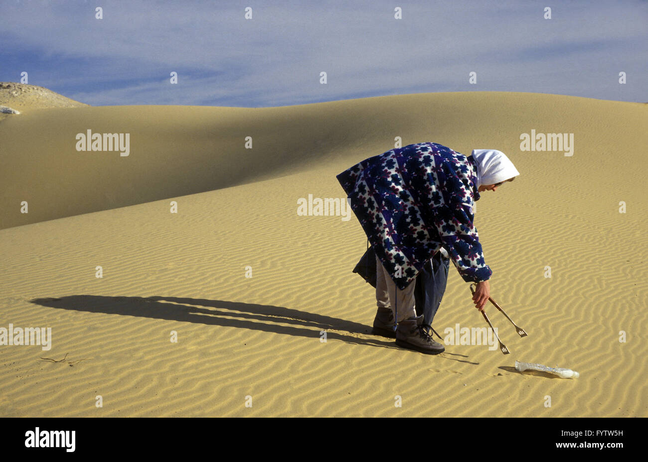 Egypte Afrique SAHARA FARAFRA Désert blanc Banque D'Images