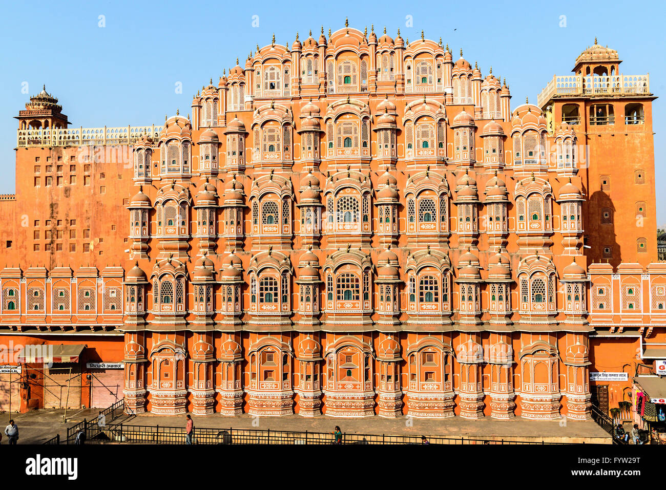 Hawa Mahal Palace à Jaipur Banque D'Images Hawa Mahal Palace à Jaipur Banque D'Images