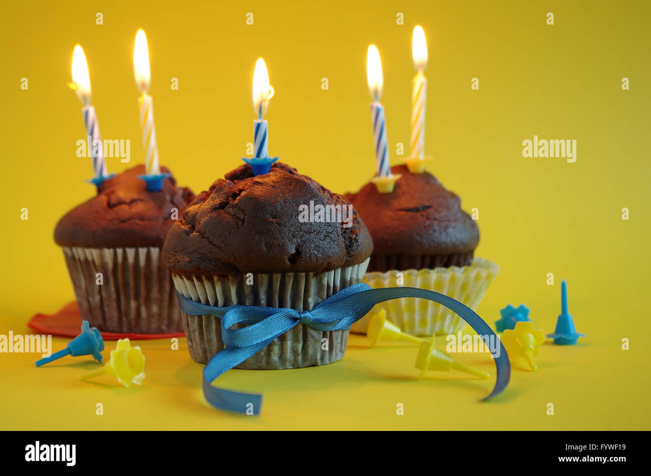 gâteau d’anniversaire Banque D'Images