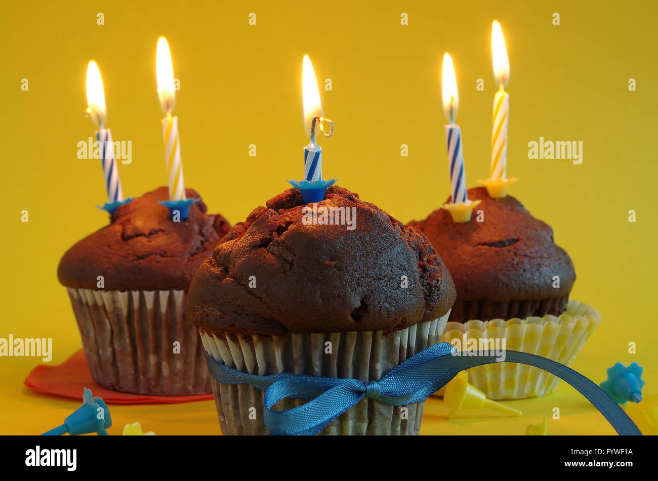 gâteau d’anniversaire Banque D'Images