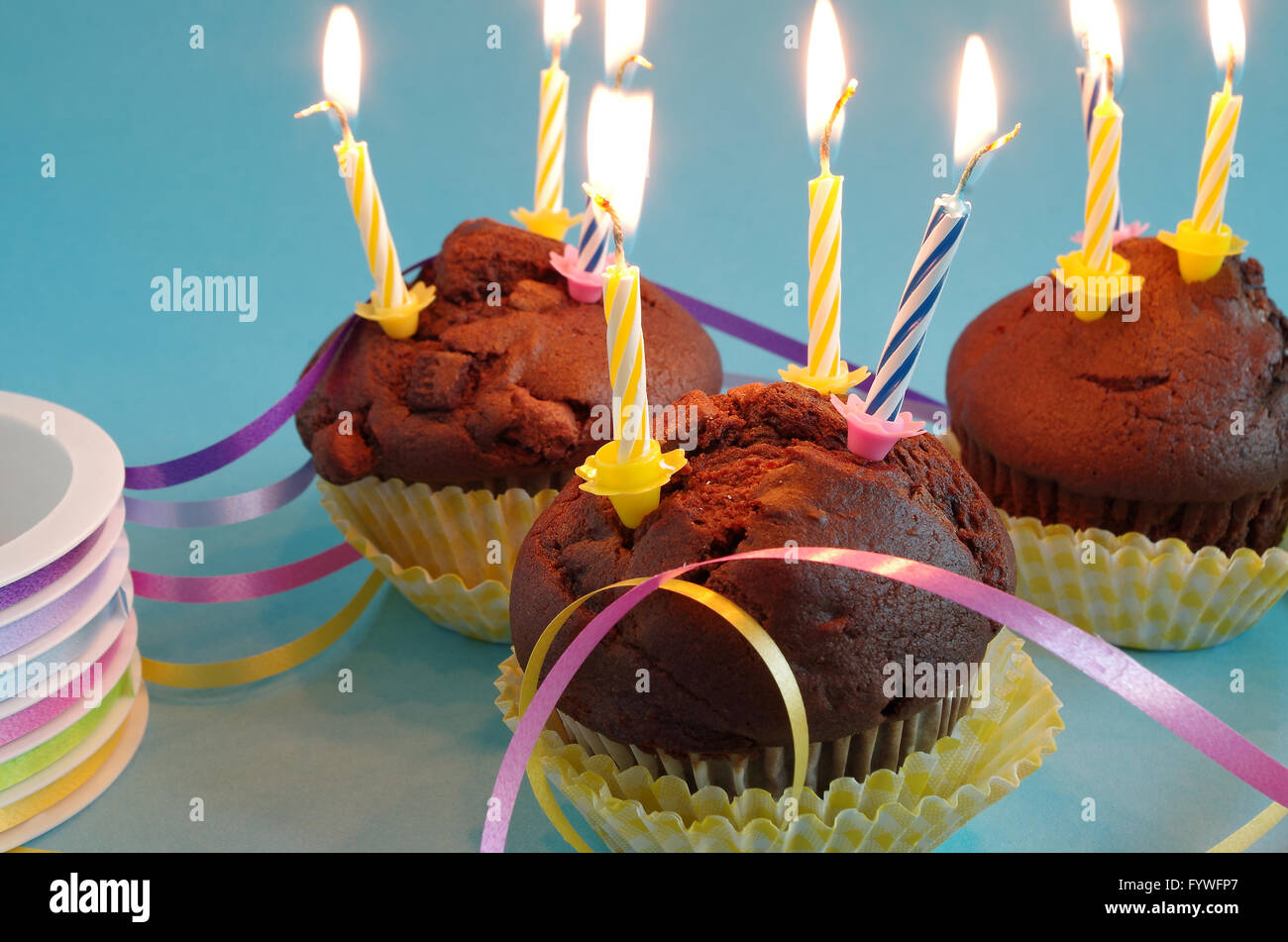 gâteau d’anniversaire Banque D'Images