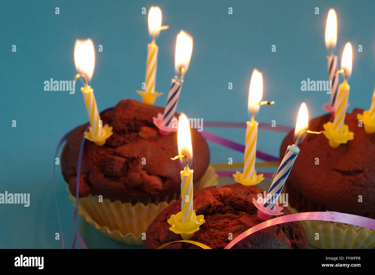 gâteau d’anniversaire Banque D'Images