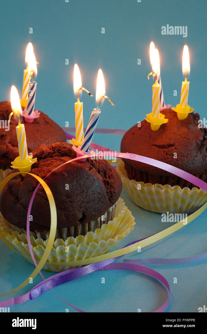gâteau d’anniversaire Banque D'Images