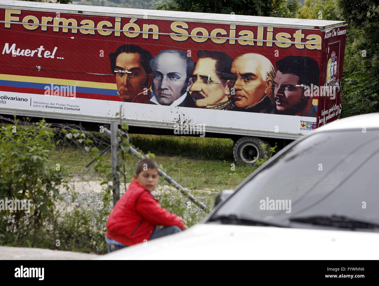 Amérique du Sud VENEZUELA SOCIALISTA FORMATION Banque D'Images