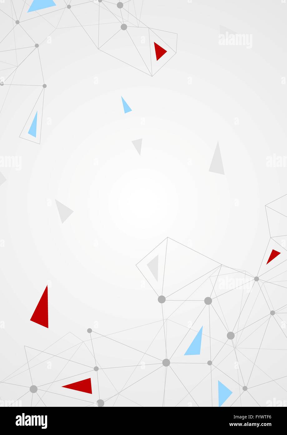 Conception polygonale minimal de triangles Banque D'Images