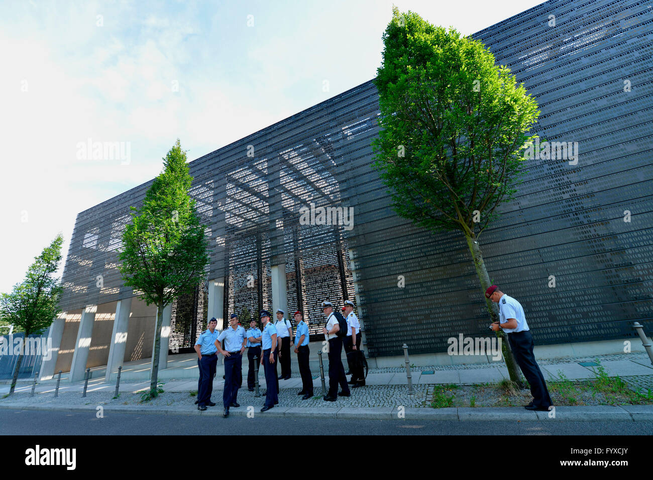 Cénotaphe de forces armées allemandes, Hildebrandstrasse, Tiergarten, Berlin, Allemagne / Ehrenmal der Bundeswehr Banque D'Images