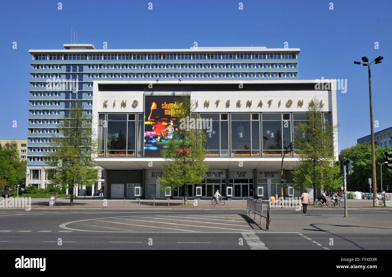 Cinema International, Frankfurter Allee, Friedrichshain, Berlin, Allemagne / Kino International Banque D'Images