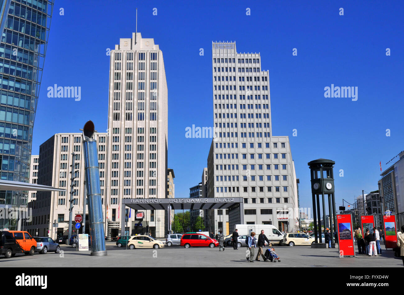 Hôtel The Ritz-Carlton Berlin, Beisheim Center, Potsdamer Platz, Tiergarten, Mitte, Berlin, Allemagne Banque D'Images