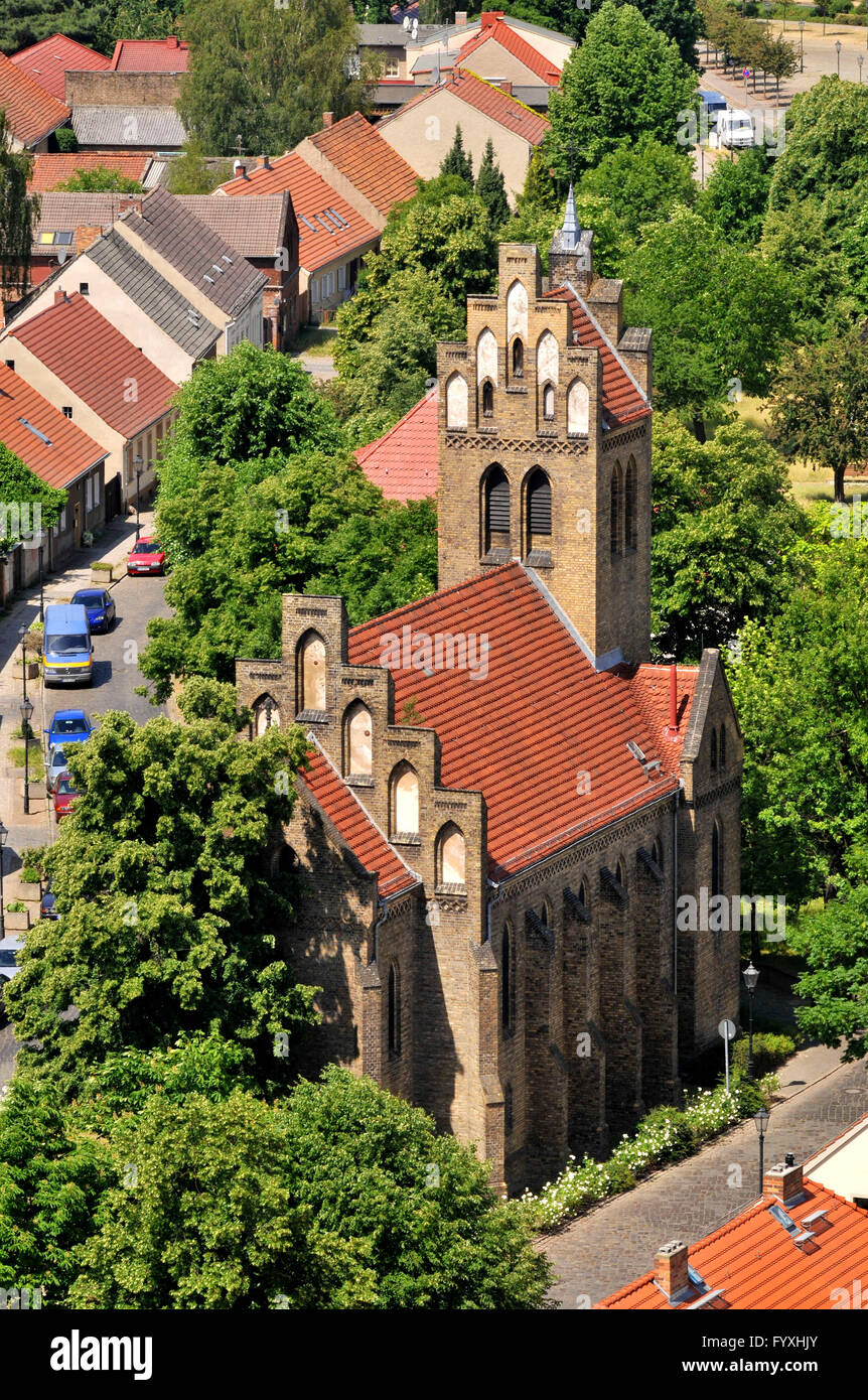 Église du Village Marzahn, Alt-Marzahn, Marzahn, 130, Berlin, Allemagne Banque D'Images