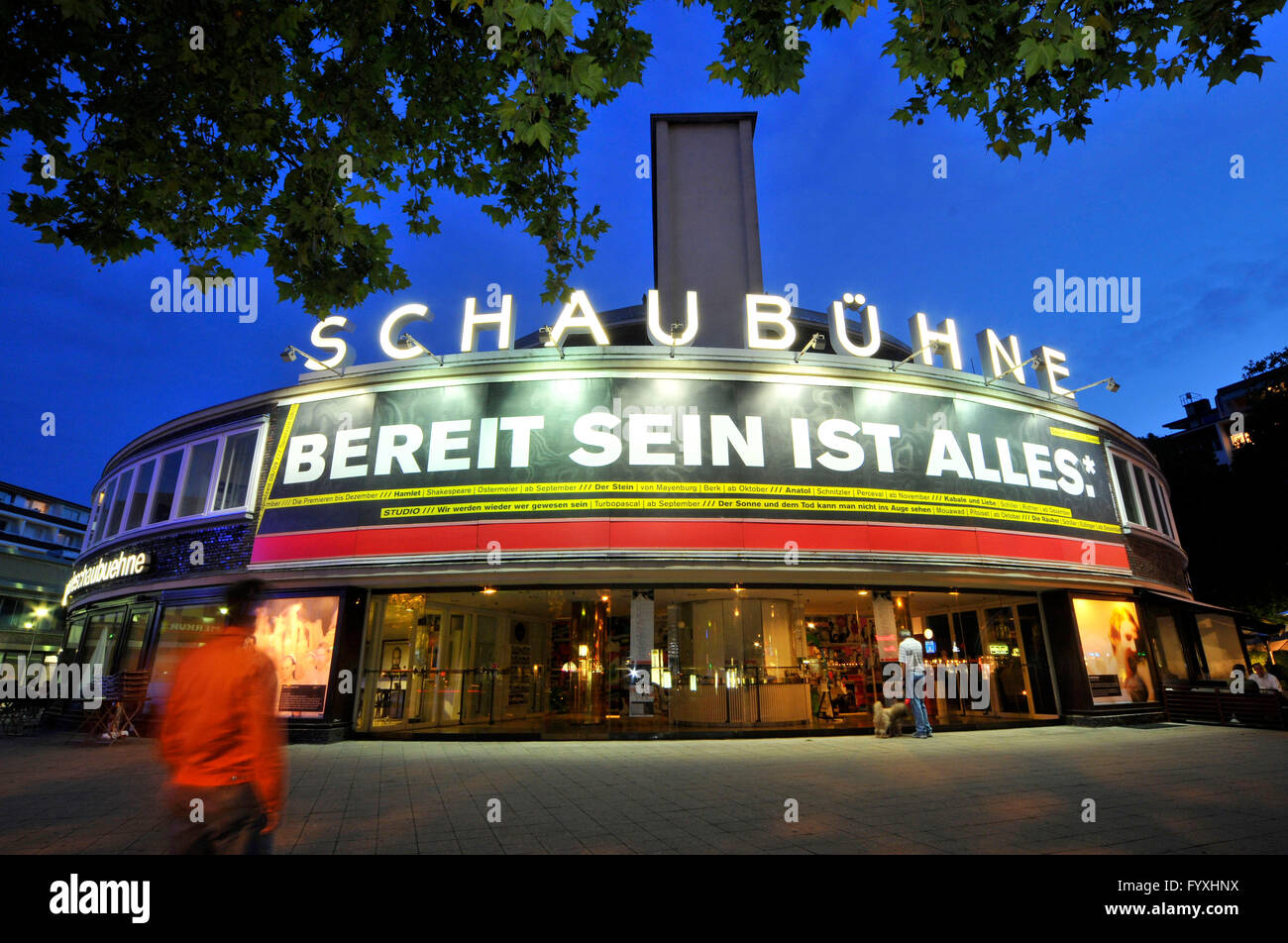 Schaubuhne am Lehniner Platz, Berlin, arrondissement Charlottenburg-Wilmersdorf, Berlin, Allemagne / Schaubühne am Lehniner Platz Banque D'Images