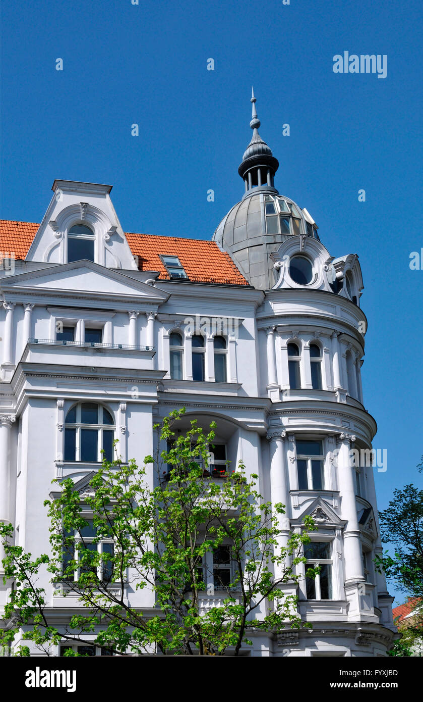 Vieux bâtiment, Bundesplatz, Wilmersdorf, Berlin, Allemagne / Gründerzeit Banque D'Images