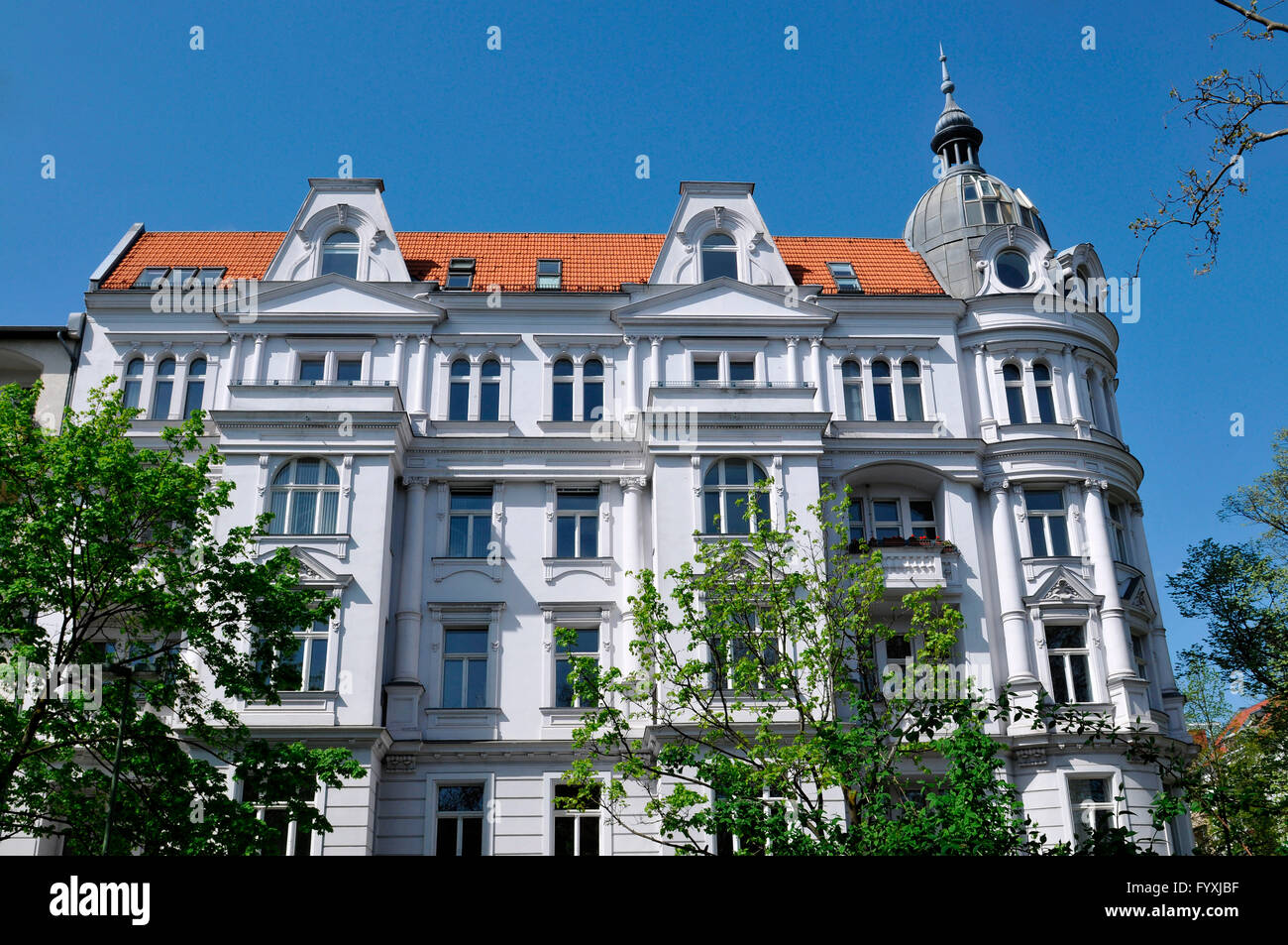 Vieux bâtiment, Bundesplatz, Wilmersdorf, Berlin, Allemagne / Gründerzeit Banque D'Images