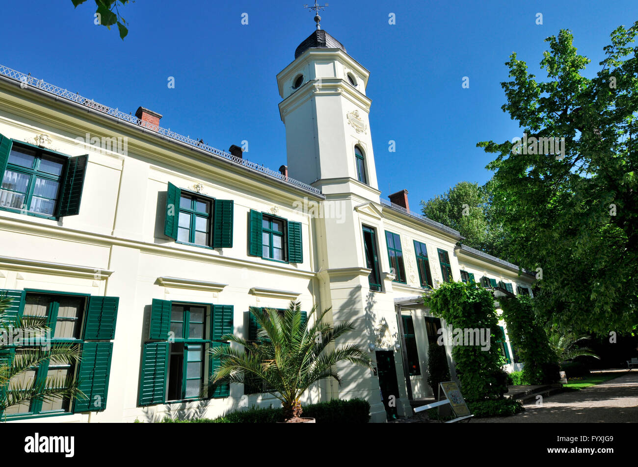 Château Britz, Neukolln, Berlin, Allemagne / Neukölln Banque D'Images