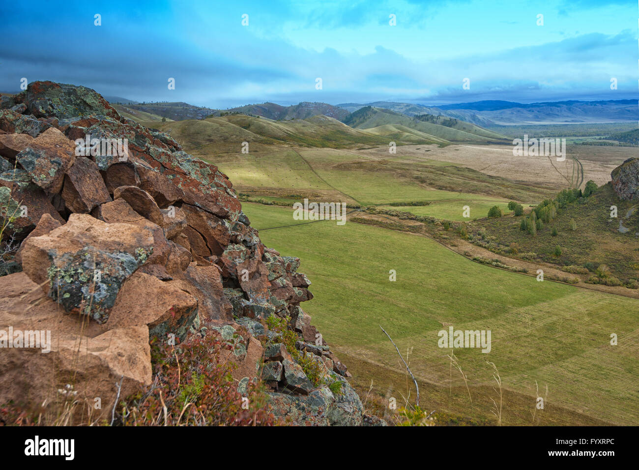 Montagnes dans beauty day Banque D'Images