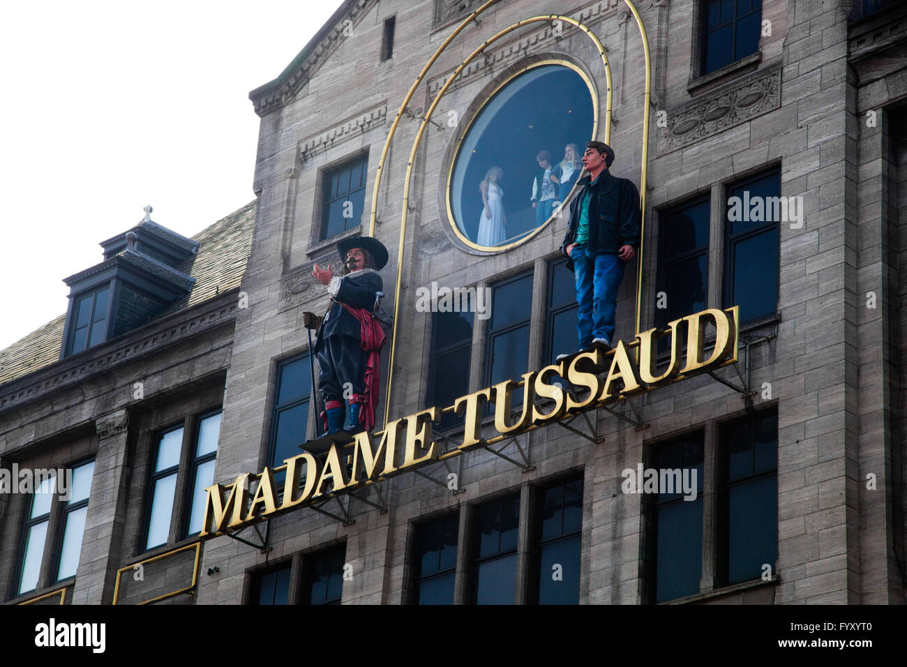Musée Madame Tussaud à Amsterdam Banque D'Images