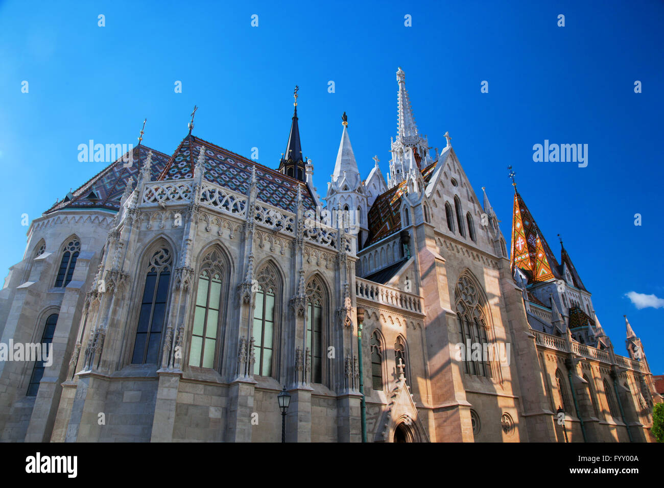 L'église Matthias. Budapest, Hongrie Banque D'Images