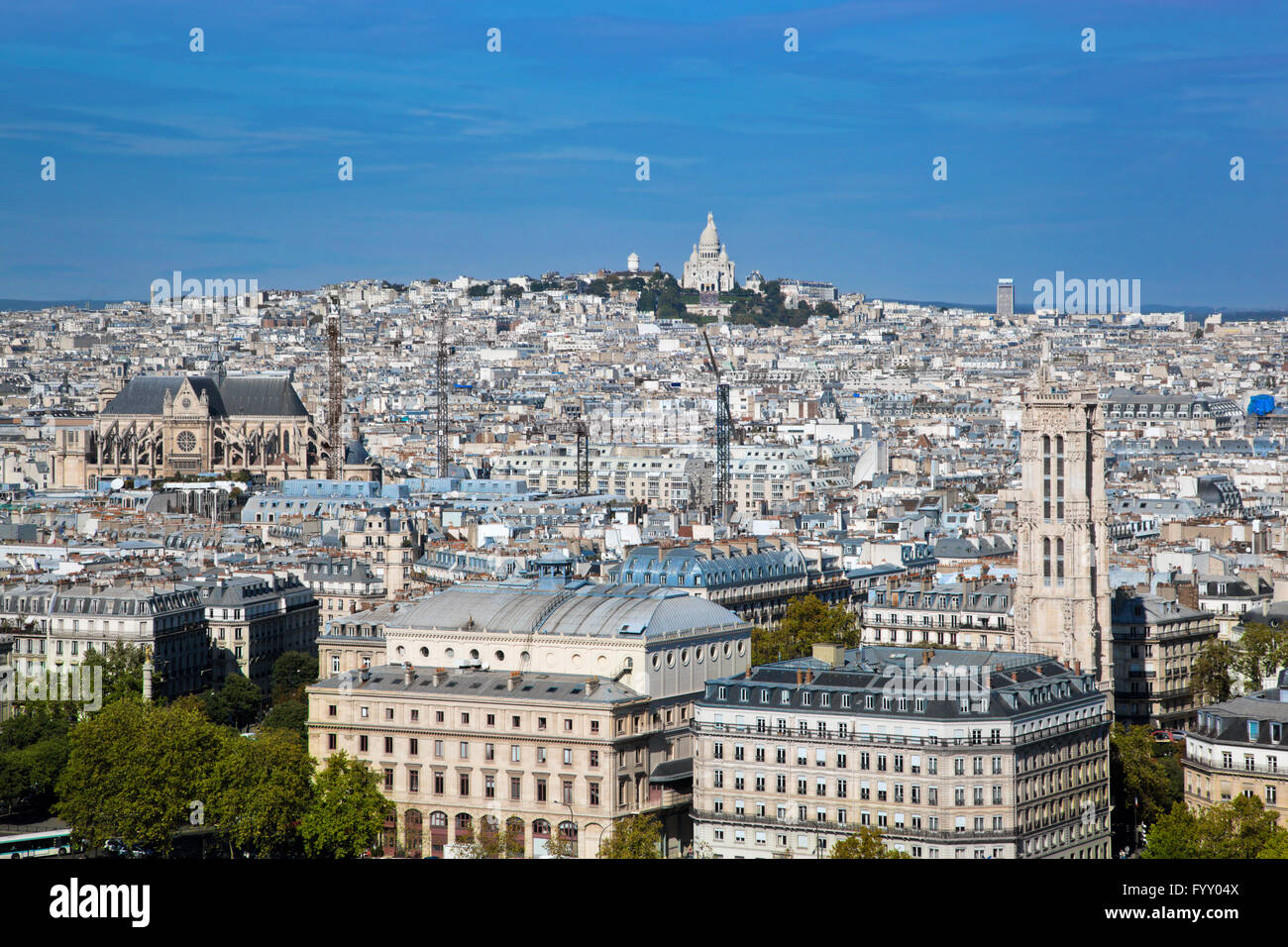 Paris, France. Basilique du Sacré-Coeur Banque D'Images