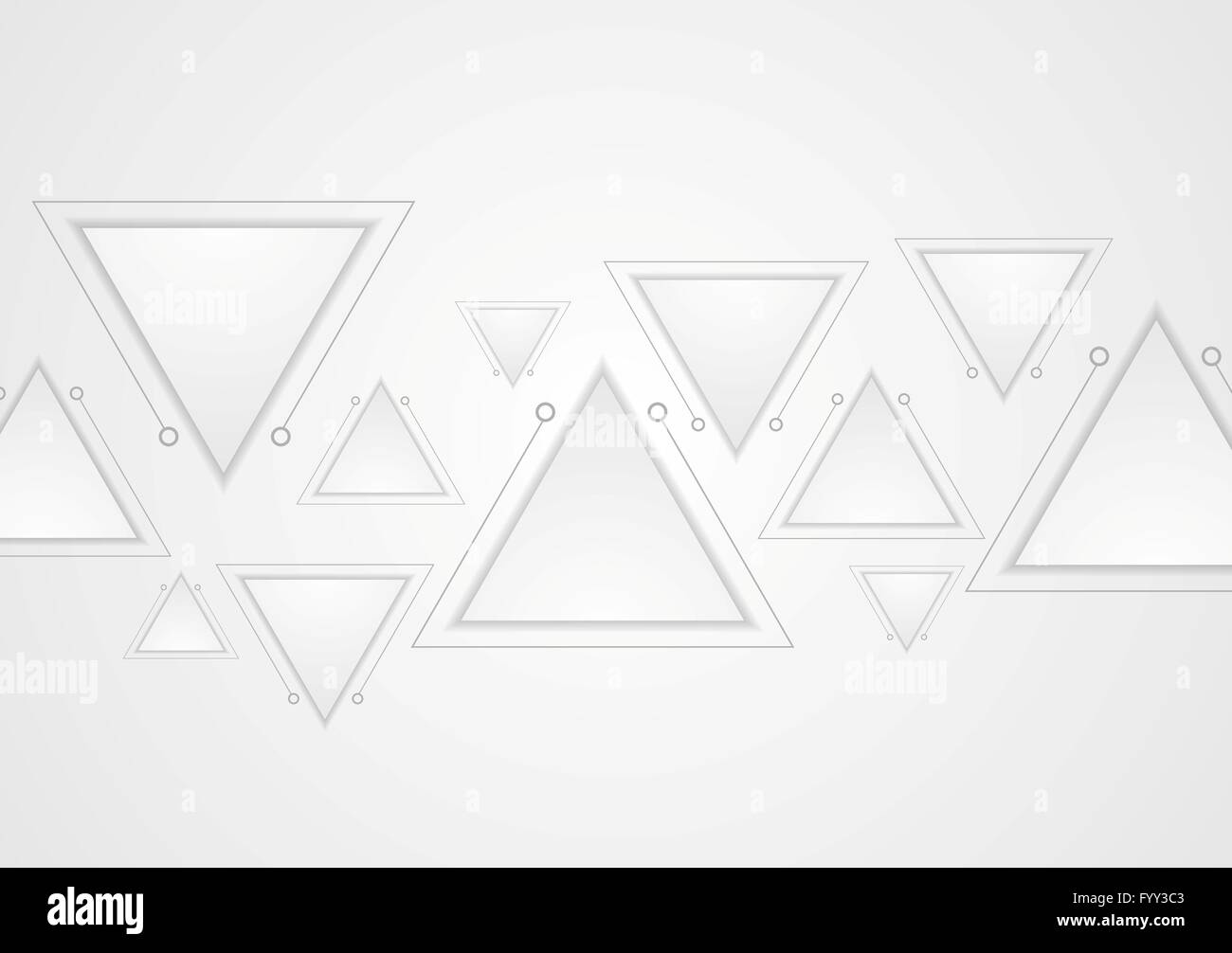 Résumé Contexte La technologie gris Banque D'Images