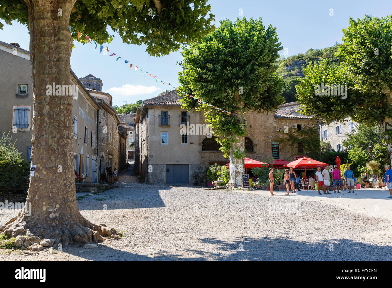 Ancient village of ardeche Banque de photographies et d’images à haute