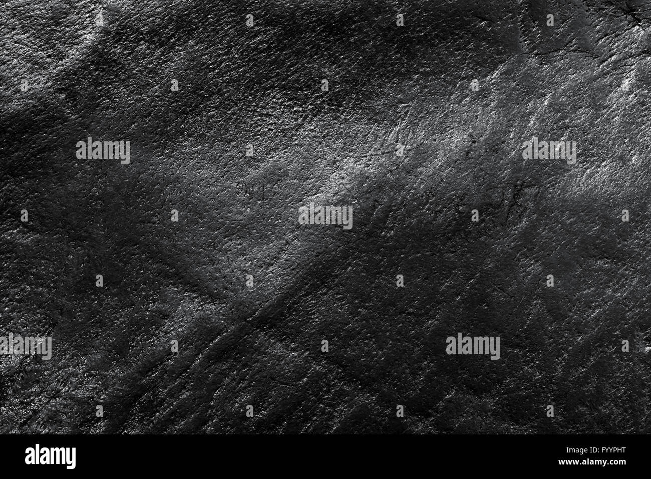 Fond en cuir véritable noir Banque D'Images