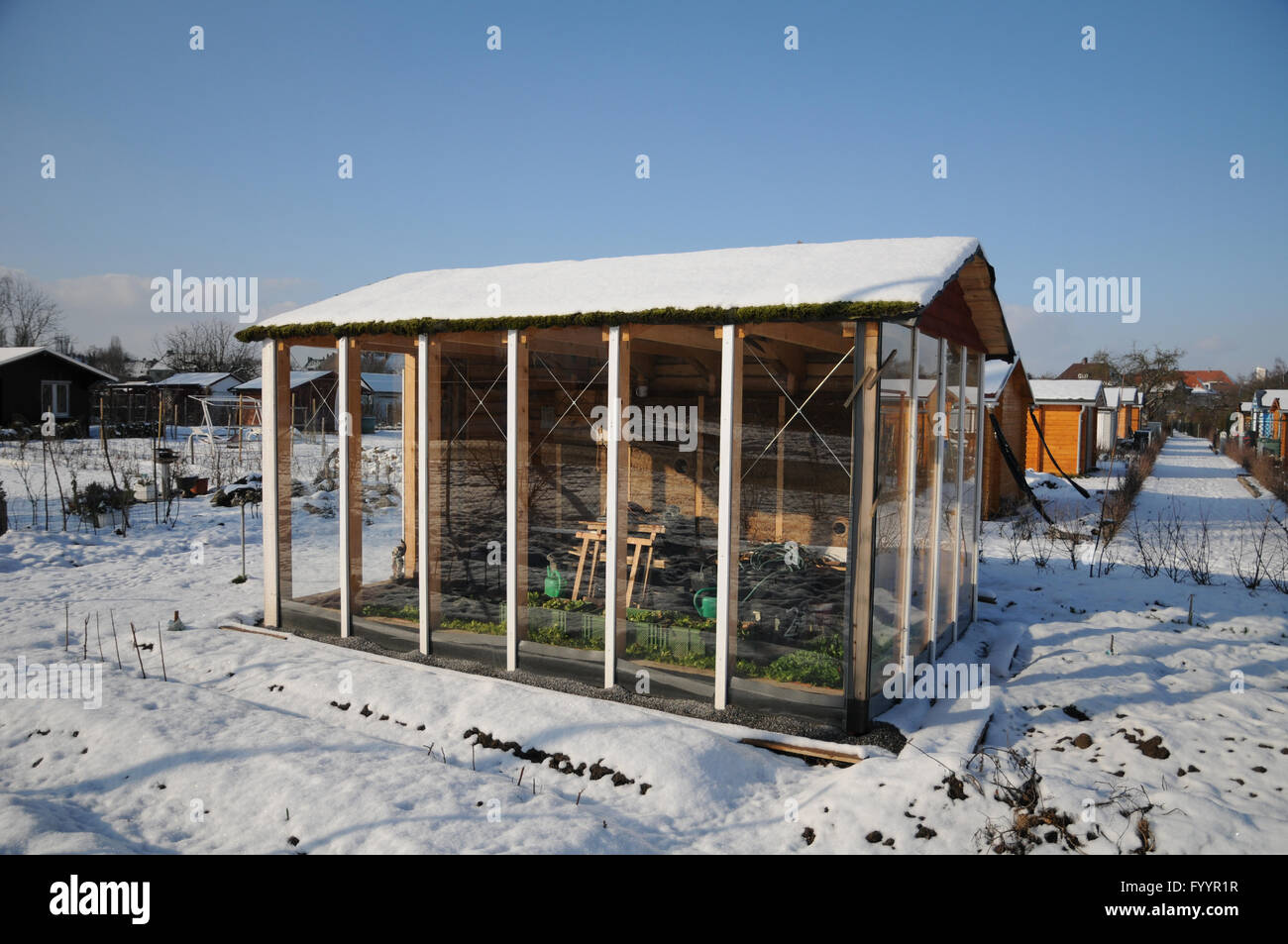 Abri de jardin serre Banque de photographies et d’images à haute