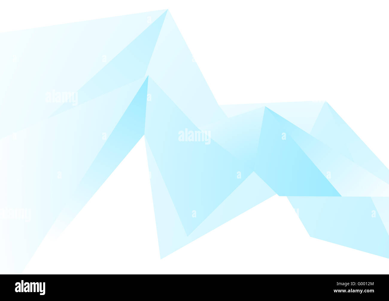 Bas triangles bleu poly tech background Banque D'Images