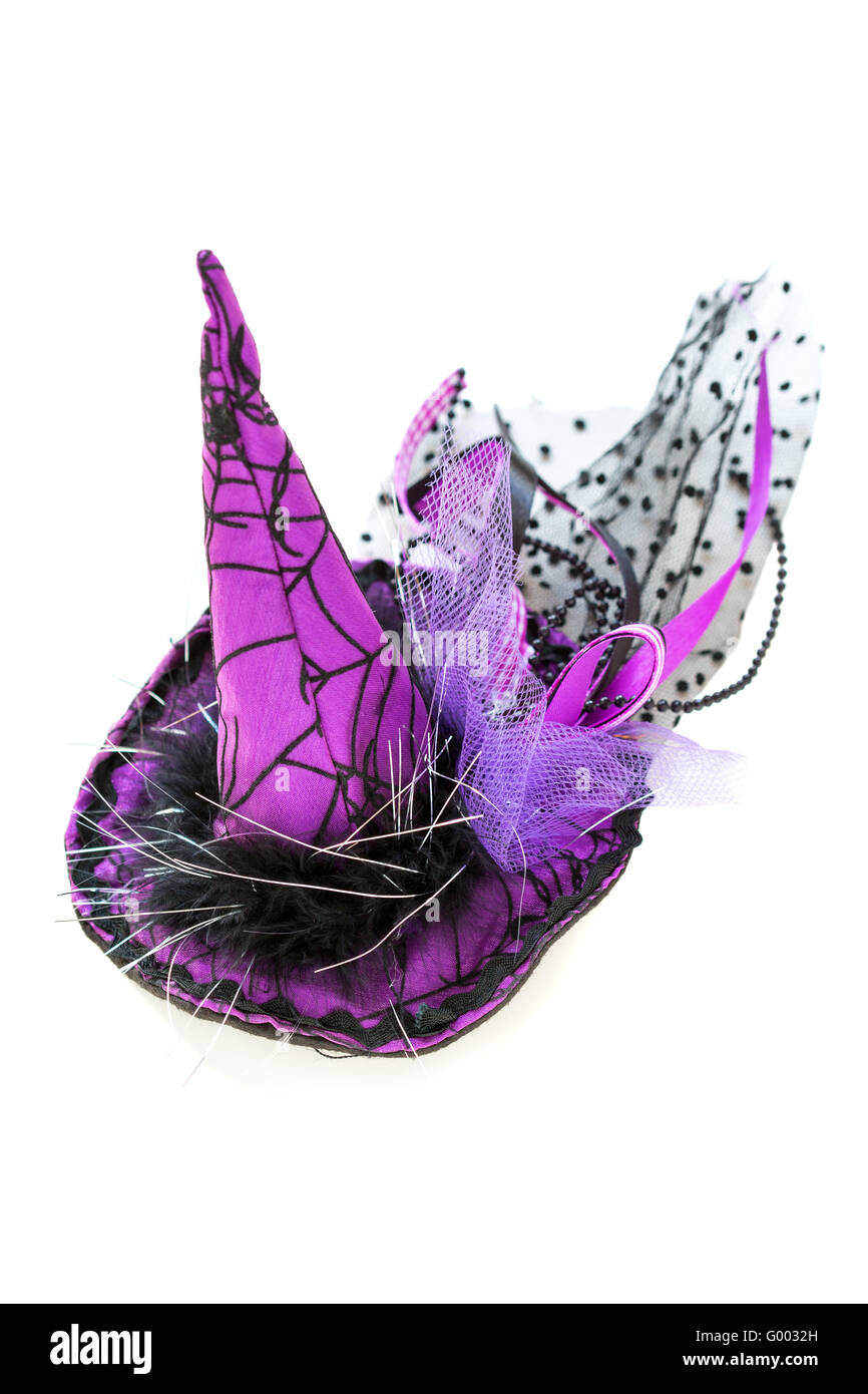 Halloween, chapeau de sorcière. Banque D'Images