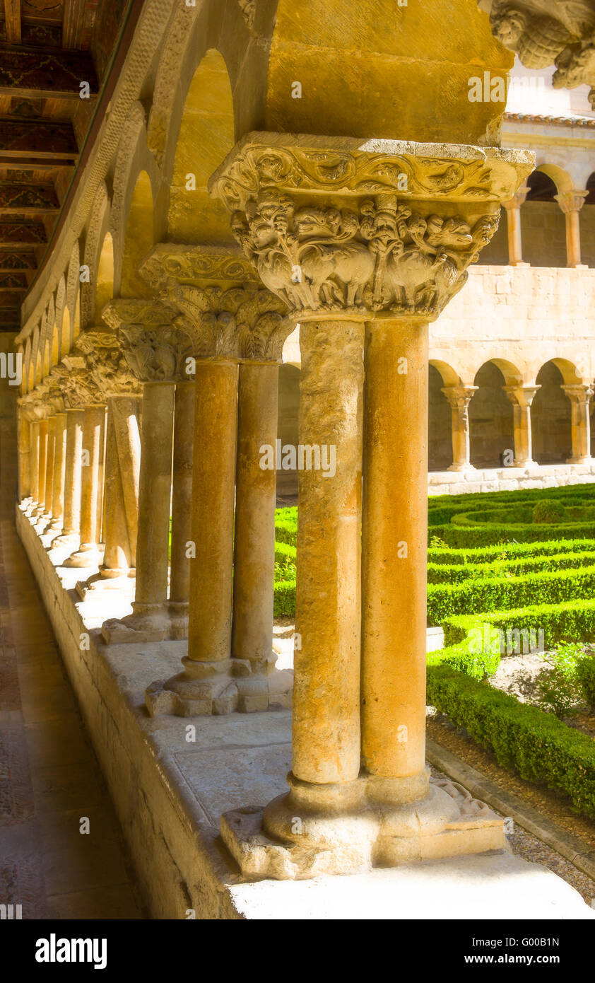 Santo Domingo de Silos Abbaye (Espagnol : Monasterio de Santo Domingo de Silos) est un monastère bénédictin situé dans le village de Santo Banque D'Images