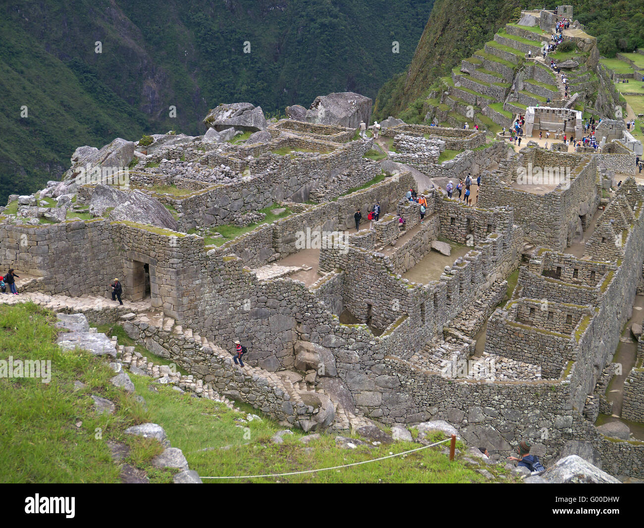 Machu Picchu, Pérou Banque D'Images