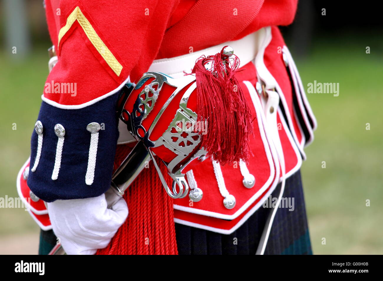 L'uniforme anglais Banque D'Images