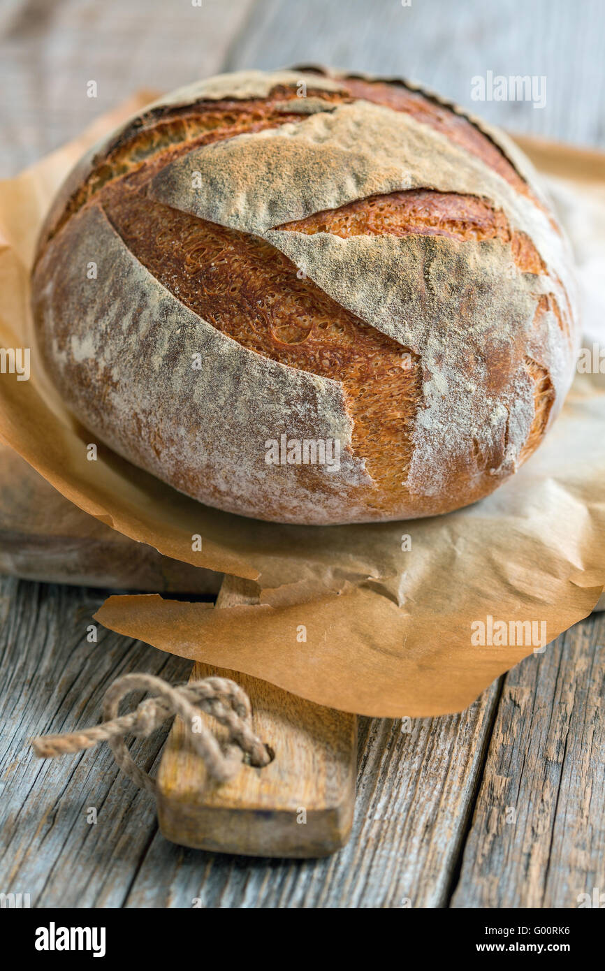 Wheaten du pain maison. Banque D'Images
