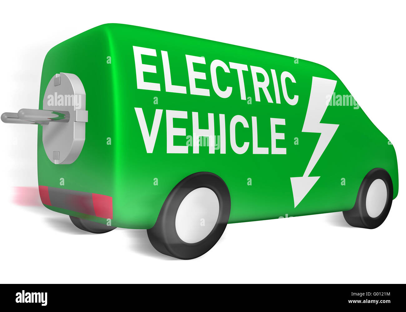 Véhicule électrique Lieferwagen Banque D'Images