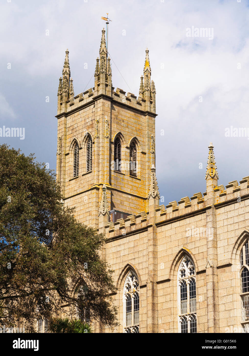 L'église St Mary Penzance Cornwall England UK Banque D'Images