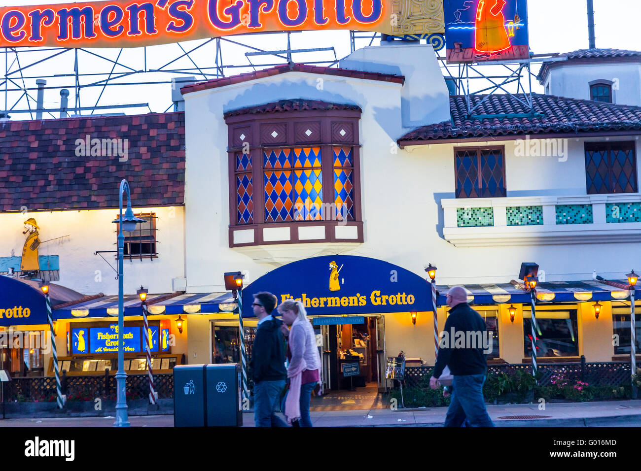 Le Fisherman's Grotto restaurant à Fisherman's Wharf à San Francisco, Californie Banque D'Images