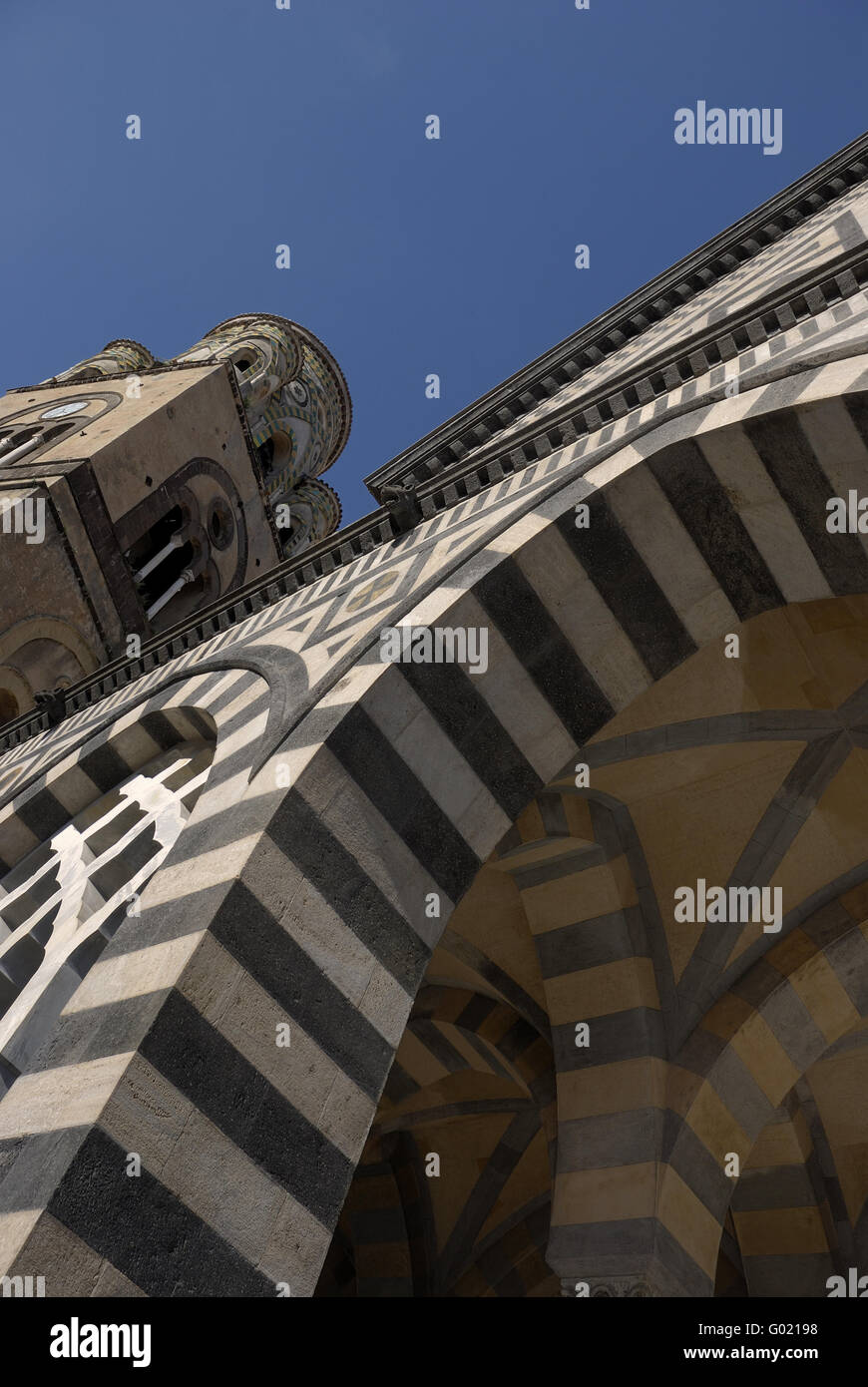 La Cathédrale d'Amalfi Banque D'Images