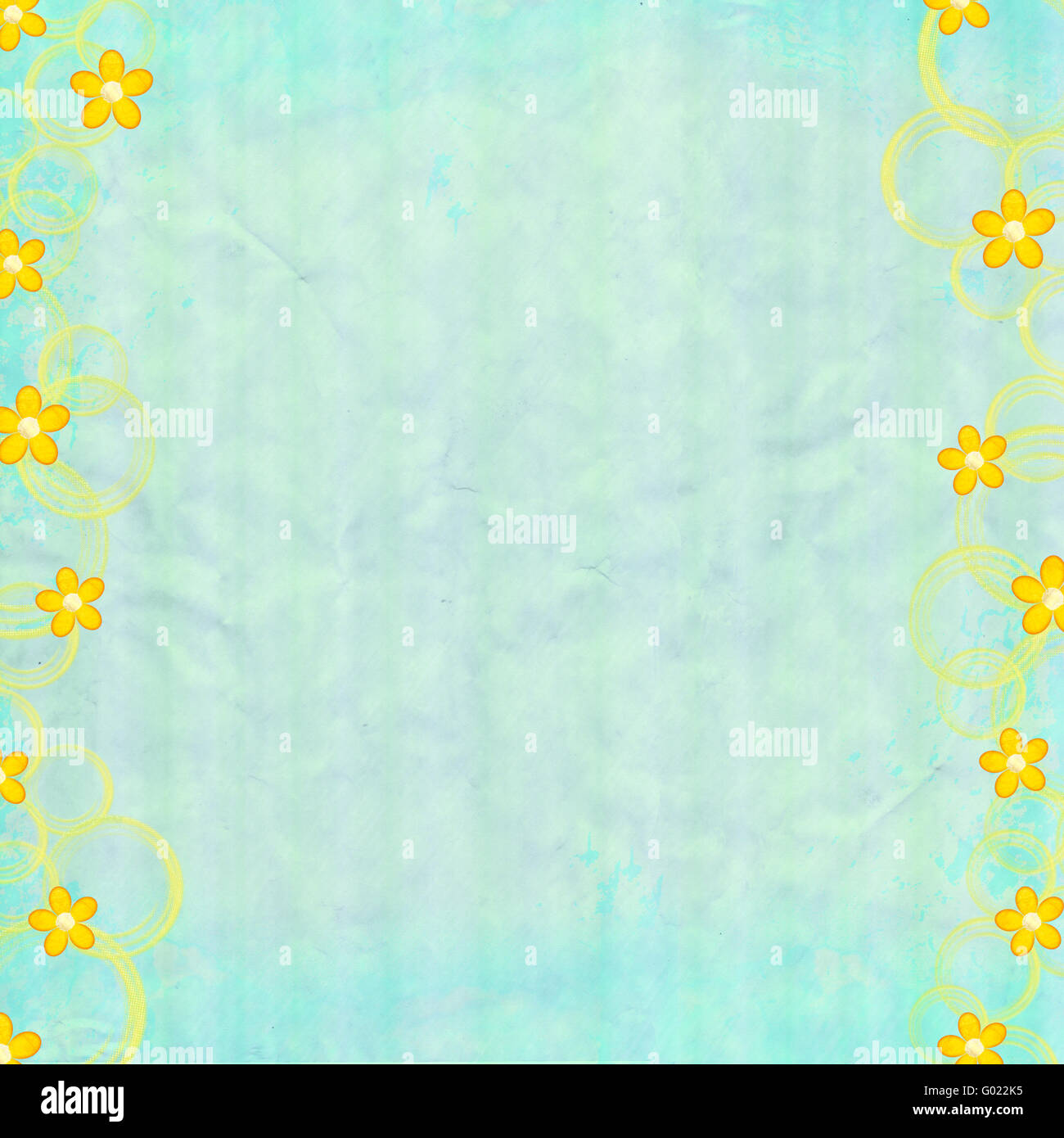 Arrière-plan avec des fleurs de printemps Banque D'Images