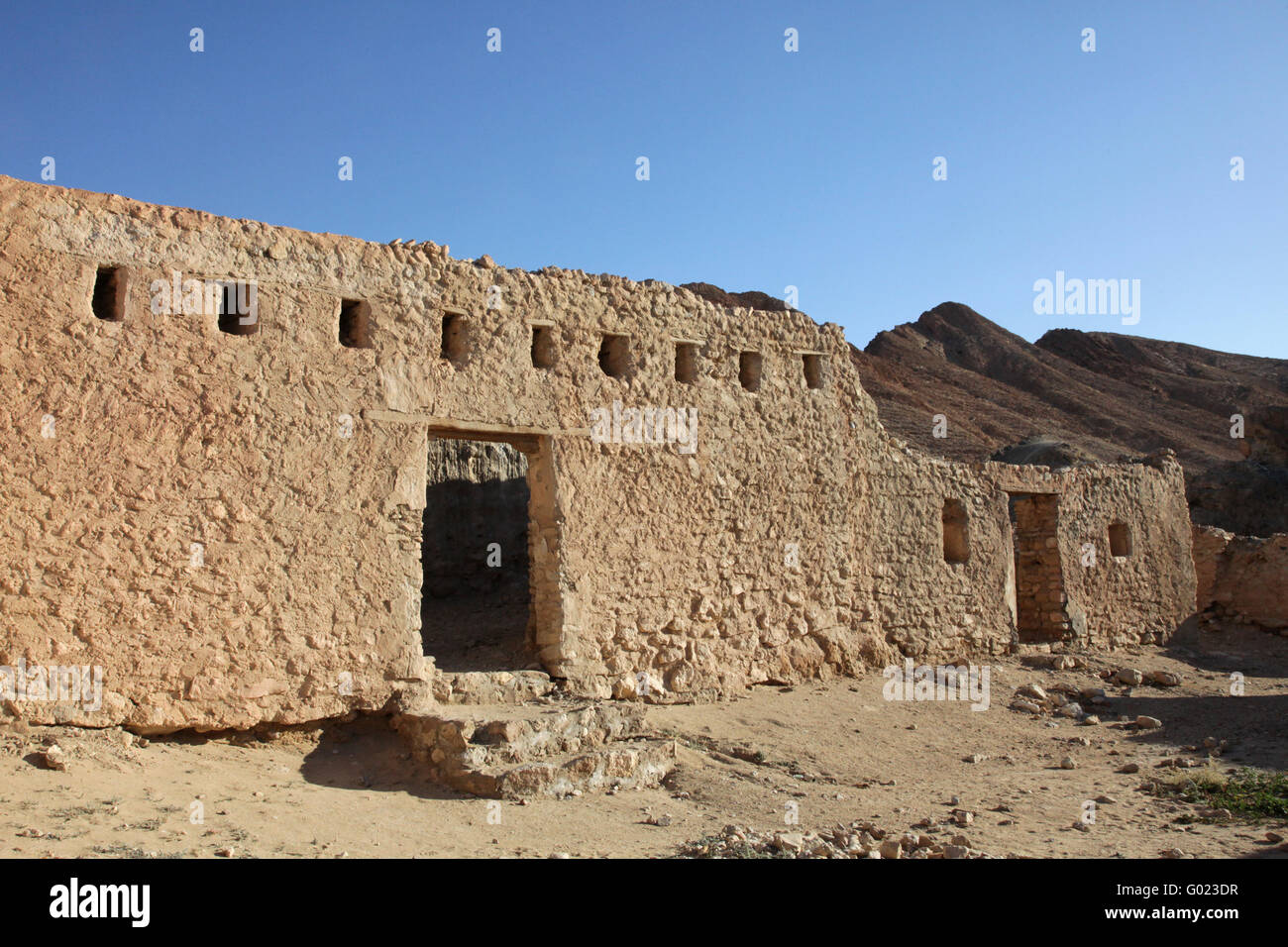 Ruines de l'oasis de montagne Chebika Banque D'Images