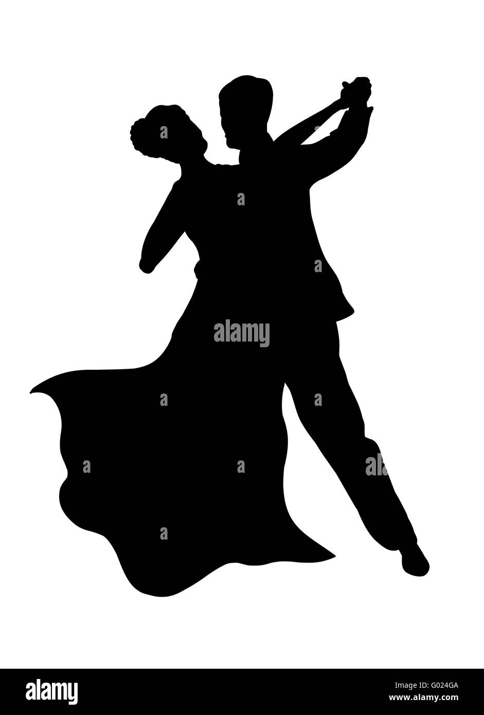 danse de couple Banque D'Images