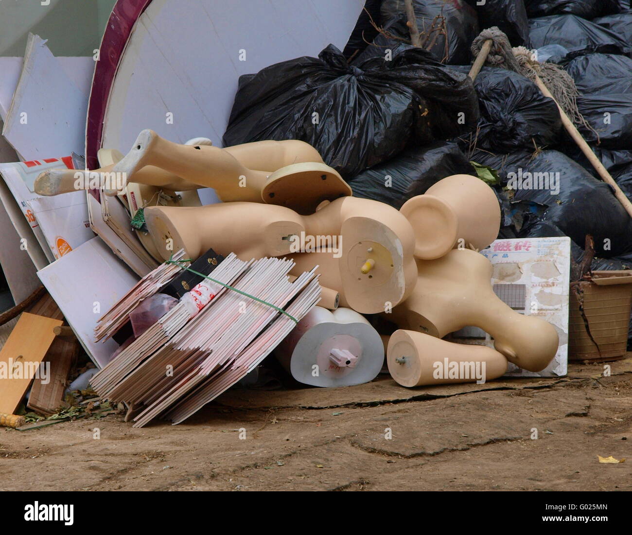 Anciens Mannequins Banque D'Images