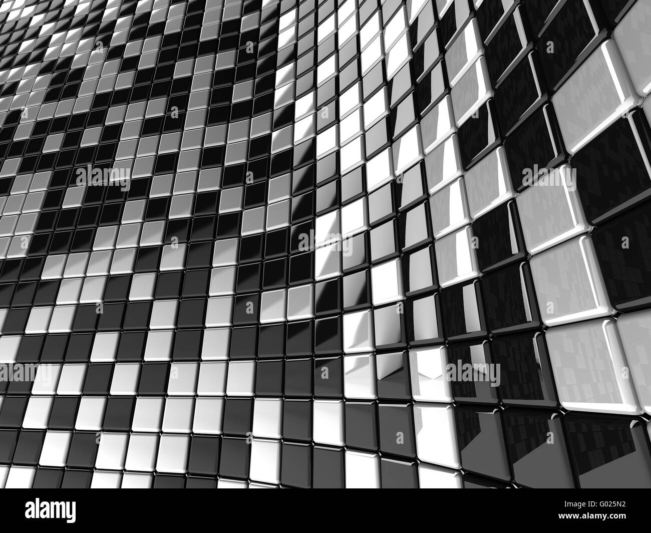 Mur de mosaïque Banque D'Images