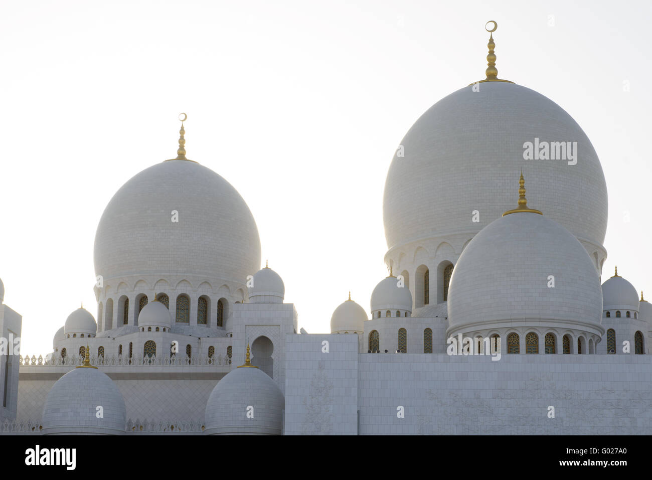 Grande Mosquée de Sheikh Zayed, à Abu Dhabi. Banque D'Images