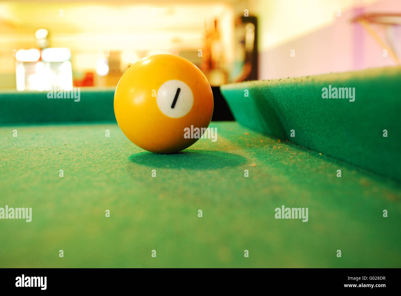 boule de billard Banque D'Images