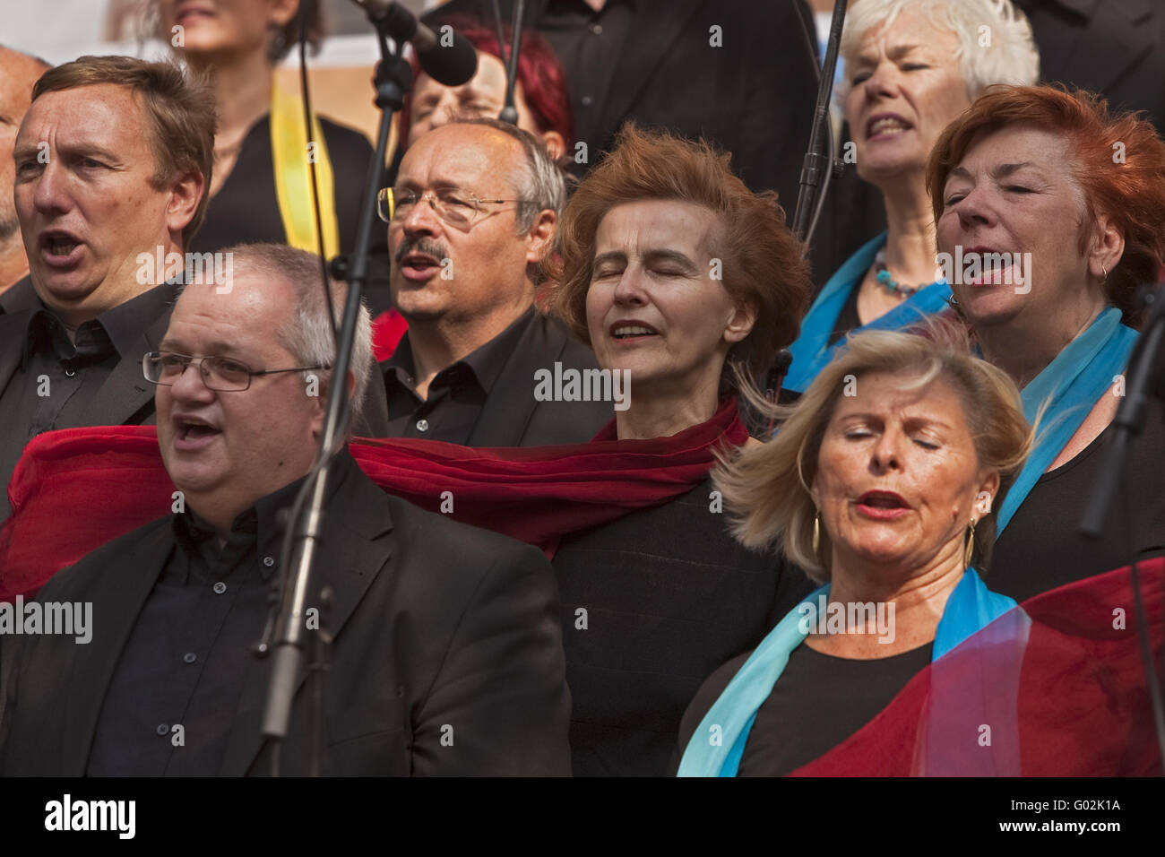 choriste Banque D'Images