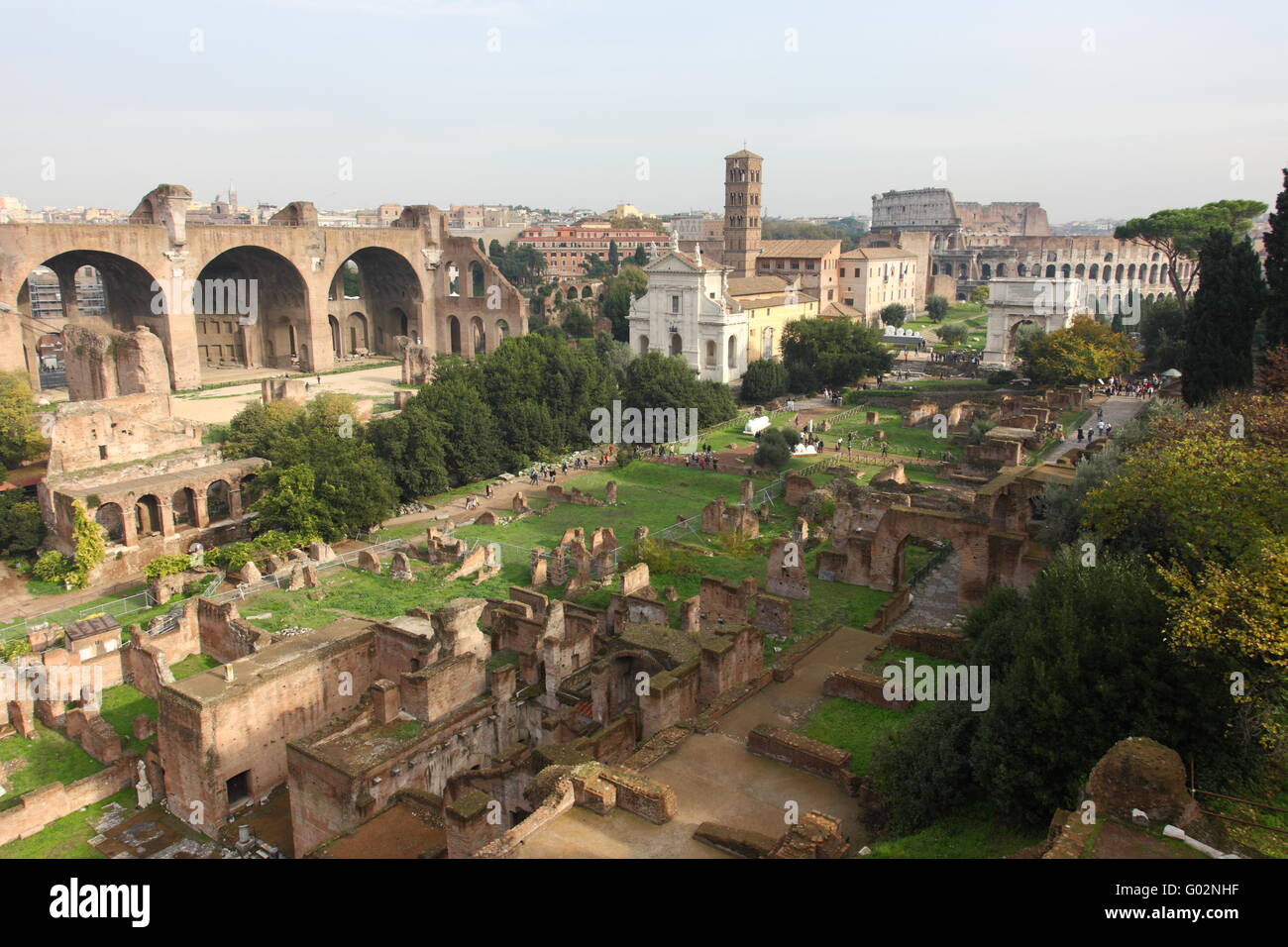 Forum Romanum Banque D'Images