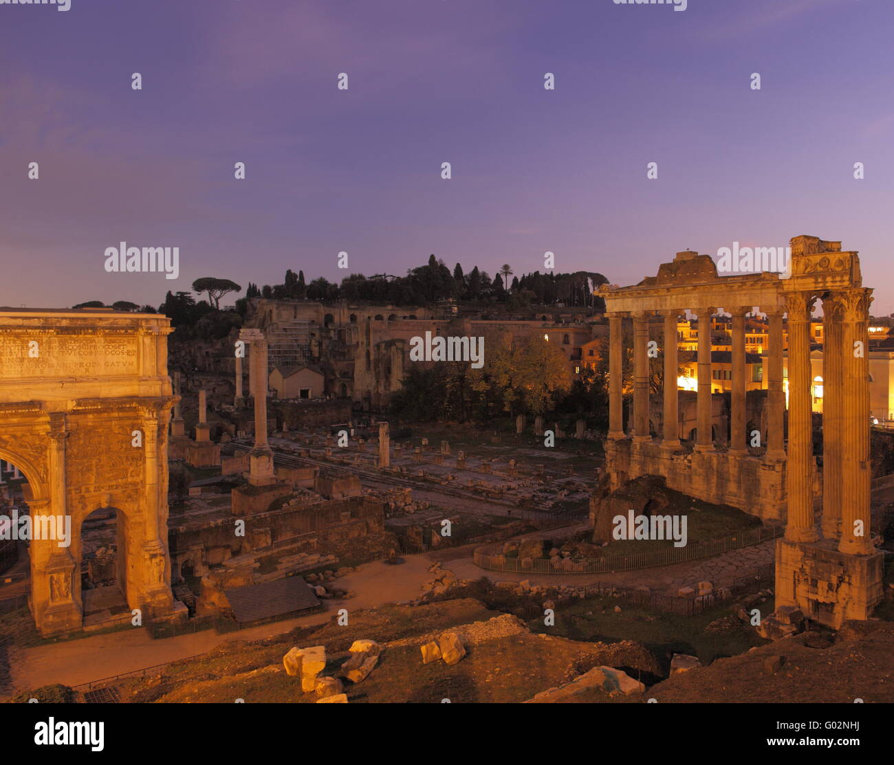 Forum Romanum Banque D'Images