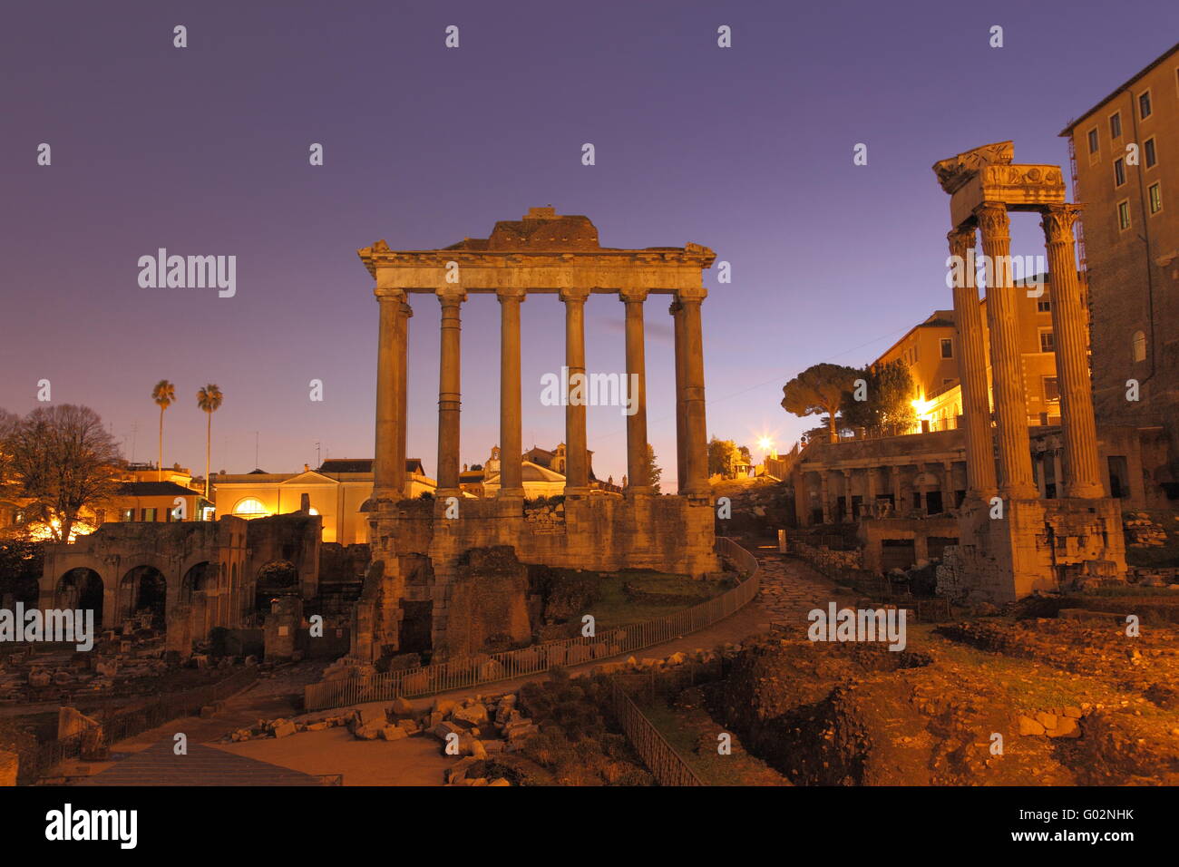 Forum Romanum Banque D'Images